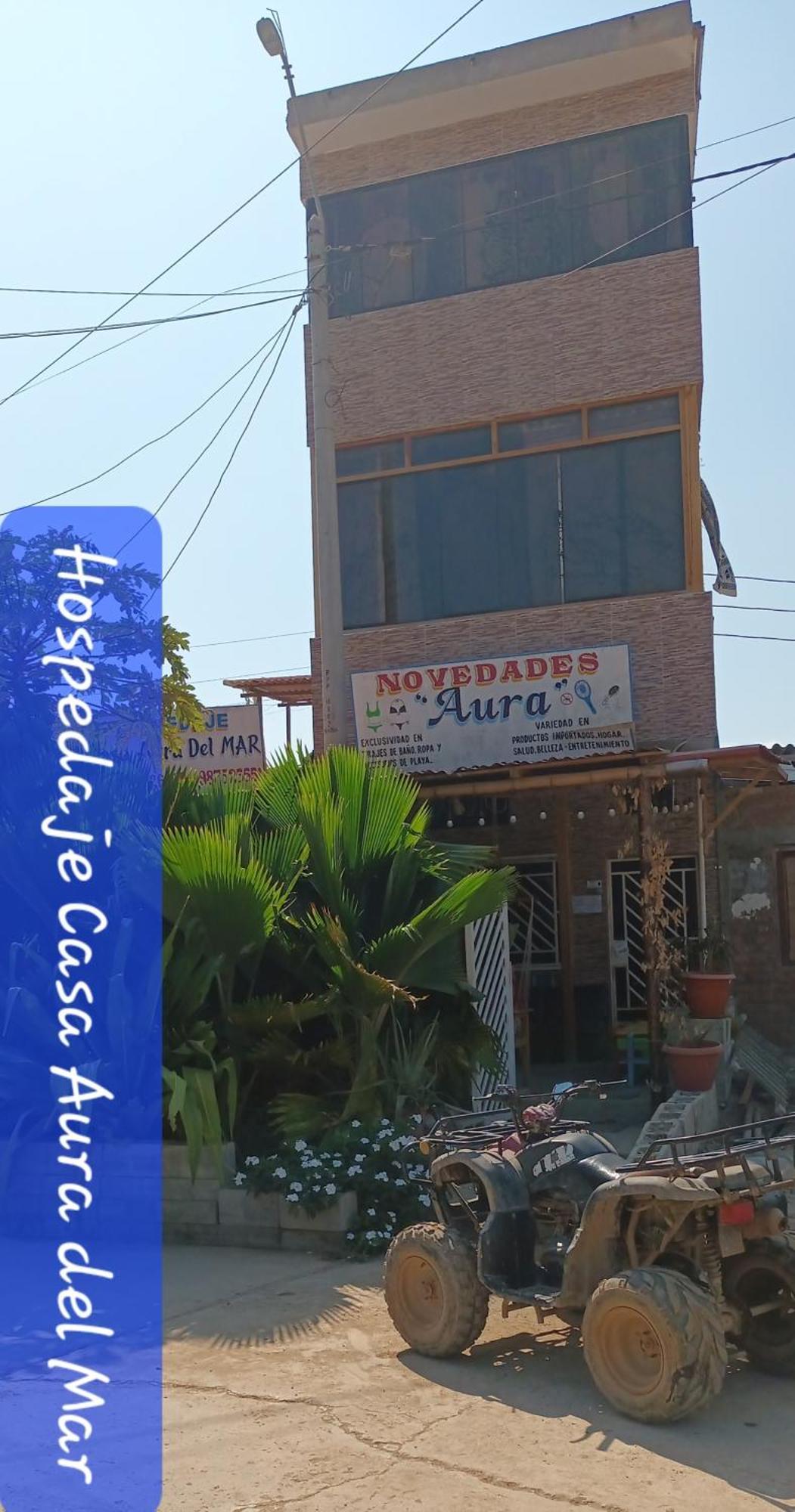 Casa Aura Del Mar Hotel Mancora Ngoại thất bức ảnh